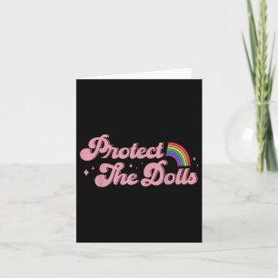 Tarjeta Divertido Proteger Las Muñecas Trans Lgbt Igualdad