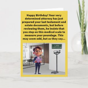 Tarjeta Divertido Pun donde hay un cumpleaños feliz