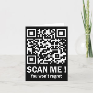 Tarjeta Divertido Qr Scan Me President Trump 45_47 Trump