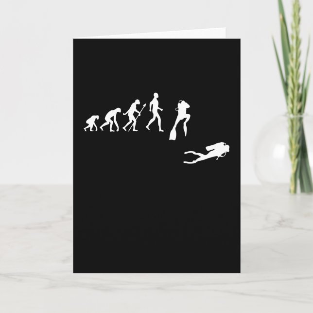 Tarjeta Divertido regalo de buceo para buceo (Anverso)