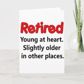 Tarjeta Divertido retiro divertido