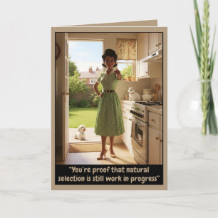 Tarjeta Divertido retro 