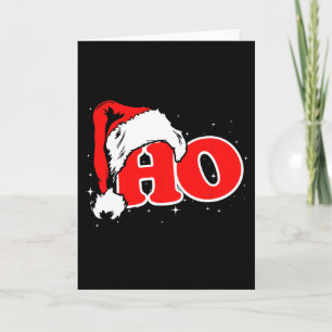 Tarjeta Divertido, Retro, Ho, Navidad, Santa Dónde Están M