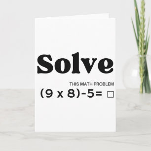 Tarjeta Divertido Seis Siete 67 Meme Pemdas Escuela Profes