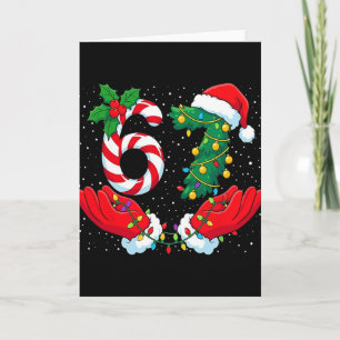 Tarjeta Divertido Seis Siete Meme Navidad 67 Xmas Hombres