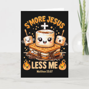 Tarjeta Divertido Smore Jesús Menos Yo Fe Cristiana Hombre