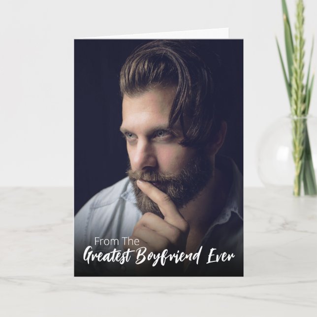 Tarjeta Divertido - Te Completo - Foto Día de San Valentín (Anverso)