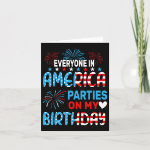 Tarjeta Divertido Todos En Estados Unidos Fiestas En Mi Cu