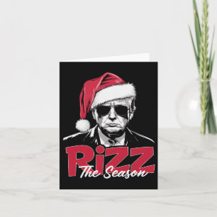 Tarjeta Divertido Trump 2024 Navidad Trump Rizz La Tempora