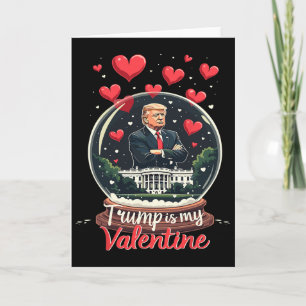 Tarjeta Divertido Trump Es Mi San Valentín Hombres Mujeres