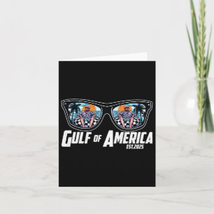 Tarjeta Divertido Trump Golfo De Estados Unidos Este 2025 