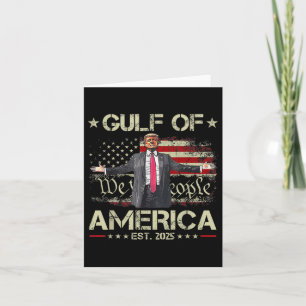 Tarjeta Divertido Trump Golfo De Estados Unidos Este 2025 