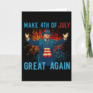 Tarjeta Divertido Trump Haga Que El 4 De Julio Sea Genial