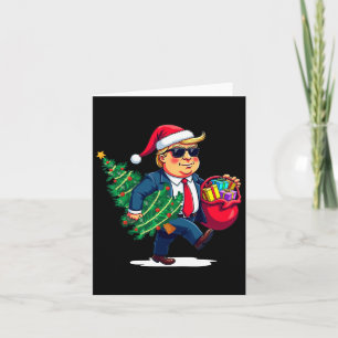 Tarjeta Divertido Trump navidad ligera navidad Navidad úni