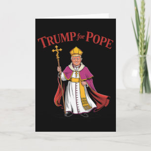 Tarjeta Divertido Trump Para Papa Católico Vaticano Papado