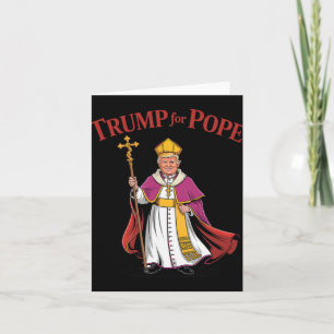 Tarjeta Divertido Trump Para Repub Católico De Papado Del 