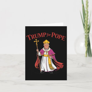 Tarjeta Divertido Trump Para Repub Católico De Papado Del 