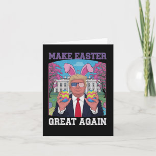 Tarjeta Divertido Trump quiere feliz Pascua - Haz la Pascu