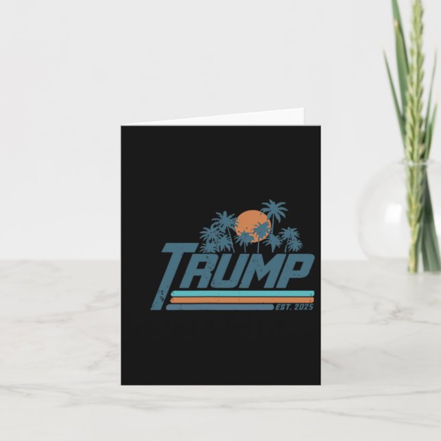 Tarjeta Divertido Trump Shirt Golfo De Estados Unidos Este (Anverso)