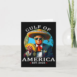Tarjeta Divertido Trump Shirt Golfo De Estados Unidos Este