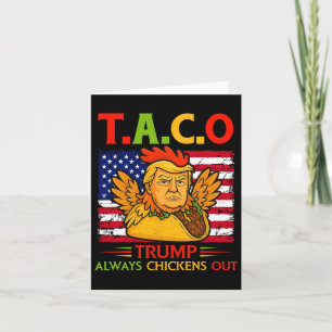 Tarjeta Divertido Trump Taco Trump siempre expulsa a 11
