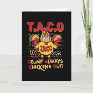 Tarjeta Divertido Trump Taco Trump Siempre se Rinde 16
