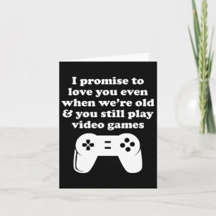 Tarjeta Divertido videojuego Parejas Jugador Para Novio O