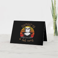 Divertido Vintage Namaste Panda Namast'ay 6 Pies d