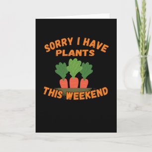 Tarjeta Divertidos cantos de jardinería