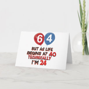 Tarjeta divertidos diseños de cumpleaños 64