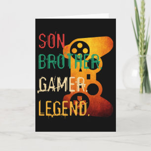 Tarjeta Divertidos juegos de video vintage de gamer para n