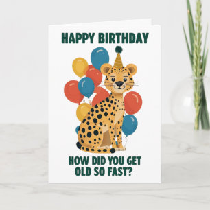 Tarjeta Divertidos mensajes sarcásticos de cumpleaños y Ch