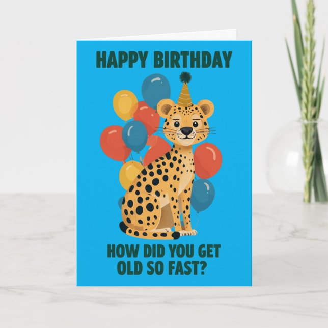 Tarjeta Divertidos mensajes sarcásticos de cumpleaños y Ch (Anverso)