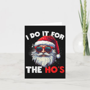 Tarjeta Divertidos Navidades Santa Claus Lo Hago Para El H