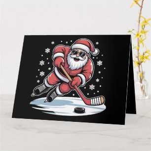 Tarjeta Divertidos Navidades Santa Jugando Navidades de Ho