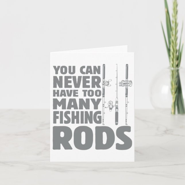 Tarjeta Divertidos pescadores que pescan arcos diseñan a l (Anverso)
