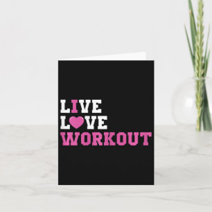 Tarjeta Divertidos regalos para los amantes del entrenamie