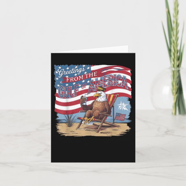 Tarjeta Divertidos saludos del Golfo De Estados Unidos Tru (Anverso)
