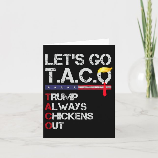 Tarjeta Divertidos vamos a Taco 19 (Anverso)