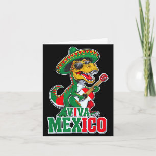 Tarjeta Divertidos viva méxico niños cinco de mayo baile m