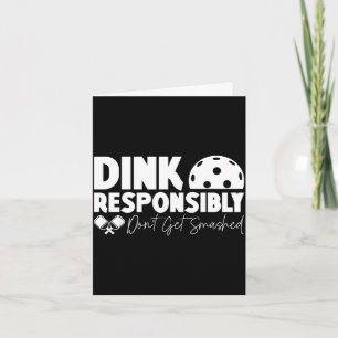 Tarjeta Divertirse de manera responsable no te dejes aplas