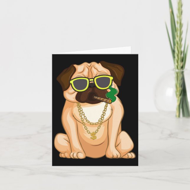 Tarjeta Diviértete Amante del Perro Bulldog Inglés  (Anverso)