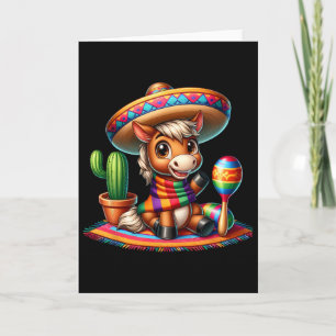 Tarjeta Diviértete Cinco De Mayo Amantes De Los Caballos J