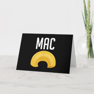 Tarjeta Diviértete con Macarrones Con Queso y Halloween