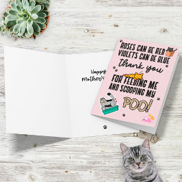 Tarjeta Diviértete Cumpleaños Feliz Cumpleaños De Gato Ros