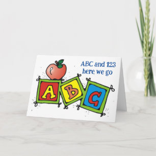 TARJETA DIVIERTETE EN TU "PRIMER DÍA DE JARDÍN DE NIÑOS"