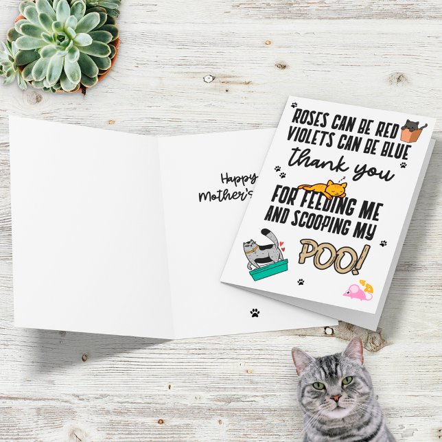 Tarjeta Diviértete Feliz Cumpleaños De Gato En El Día De L (Subido por el creador)