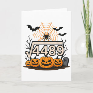 Tarjeta Diviértete Halloween Raíz Cuadrada 4489 67 Meme Ma