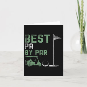 Tarjeta Diviértete Mejor Papá Por Par Día del Padre Golf 