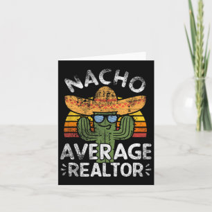 Tarjeta Diviértete Nacho Agente Inmobiliario Promedio Cinc